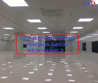 Dự án thi công phòng sạch KCN Visip 2 Bình Dương